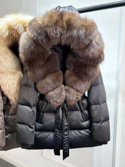 Lagabogy 2025 Top Quality Winter White Goose Down Jacket Women Coat Natural Silver Fox Fur Hooded Thick Female Waterproof Parkas