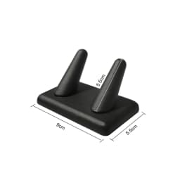 High-quality Velvet Or PU Leather Jwelry Display Stand Ring Storage Display Stand Jewelry Store Counter Display Stand For Rings