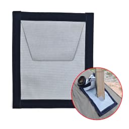 Hot Tent Stove Jack / Fire Resistant Anti-Scald / Fire Stove Pipe Vent Pipe Protect Ring Winter Camping Teepee Tipi Accessory