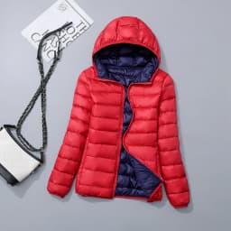 New Casual 90% Ultra Light White Duck Down Jacket Women Autumn Winter Warm Double sided Coat Lady Plus Size Female Hooded Parka