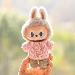 17cm Mini Plush Doll'S Clothes Outfit Accessories For Korea Kpop Exo Labubu Idol V1 V2 sweater winter change Clothing Gift