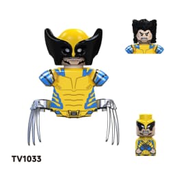 Blind Box Mini Building Blocks TV6203 Figures Big Goblin Spiderman Iron Man Venom Captain Hawk Deadpool Armor Christmas Gift Toy