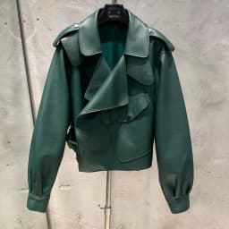 Lady Jacket in Leather Real Sheepskin Blouse Coat Women Spring and Autumn Casual Outwear 2979