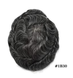 Men's Capillary Prothesis Lace PU Toupee Men Wigs For Men Wig Soft Male Hair Prosthesis 100% Human Hair System Natural Hairpiece