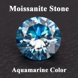 Moissanite Stone Round Cut Rainbow Purple Color DIY Charms Jewelry Making Ring Necklace Earrings Main Materials Certificate