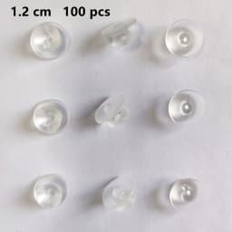 50pcs 100pcs Plastic Buckles 1.2/1.3cm Black Buttons Tapered Buckle Shoe Decorations Shoe Charms Buckles DIY Accessories