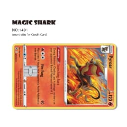 2026 New Charizard Blastoise Bulbasaur Eevee Metwo Sticker Film Skin Cover for Credit Debit Card