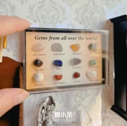 6Points DollHouse Miniature Magic Potions Retro Magic House Bryce Model BJD Potion Bottle Ob Scene Accessory Hourglass Gem Model