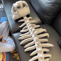 Large Size Huge Dinosaur Skeleton Plush Toys for Sleeping Cushion Anime Game Gift Creative Cosplay Props Halloween Costume Gift