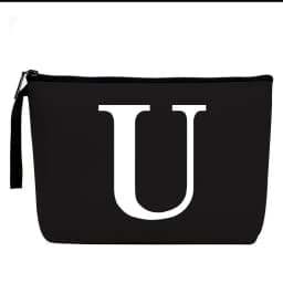 Cosmetic Bag Letter Pattern MakeUp Bag Toiletries Organizer Wash Storage Pouch Wedding Party Bride Gifts Makeup case Organizer