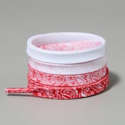 Flat Creative Trendy Gradient Shoelace Cashew Flower Rope Shoelaces Macaron Sneakers Shoe Laces ins Small White Shoes
