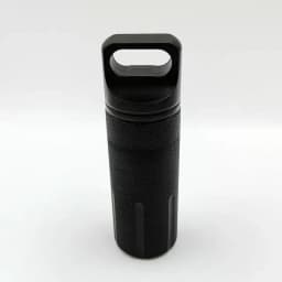 Backpack Attachment Outdoor Waterproof Storage Box Portable Medicine Bottle Aluminium Alloy Sealed Cylindrical Keyring Accessory
