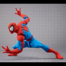 Shfiguarts Marvel Spider Man Fighting Version Articulated Action Figure Collectible For Adult Collection Home Desktop Display