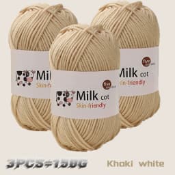 150g milk yarn handmade medium coarse DIY weaving yarn ball for knitting sweaters, hats, scarves and other clothing