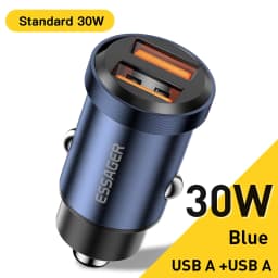 Essager 45W USB Car Charger QC 4.0 PD 3.0 SCP 5A USB Type C Fast Charging For iPhone 14 13 Pro Huawei Xiaomi Samsung S22 Ultra