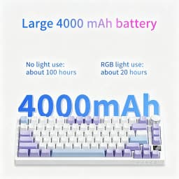 AJAZZ AK820 and AK820PRO Mechanical Gaming Keyboard 75% Layout PBT OEM Keycap RGB Backlight Full Key Anti-Ghosting Type-C