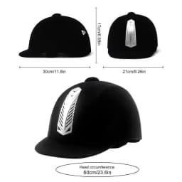 Equestrian Horse Riding Helmet Breathable Durable ABS Safety Half Cover Headgear Breathable Safety Hats For Equestrian Riders 