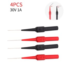 2/4/6pcs Insulation Piercing Needle Pin Non Destructive Multimeter Test Probe 10A 600V for 2/4mm Test Lead Multimeter Test Probe