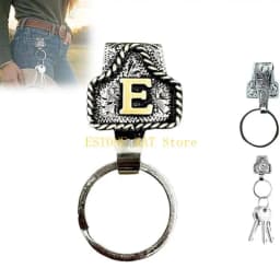 Western Metal Keychain Key Holder For Belt Quick Release Keychain Clip With Personalizing Design For Men Accessories