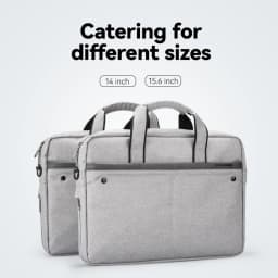 MARK RYDEN Laptop Bag Oxford Fabric Expandable Briefcase Fits 15.6 inch Water Resistant Business Handbag