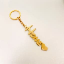 Custom Name Keychain Personalized Stainless Steel Pendant Keychains for Women Men Customized Nameplate Keyring Jewelry Gifts