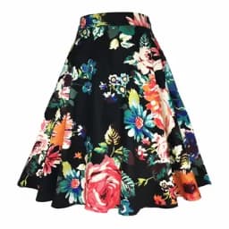 Small Red Polka Dot Cotton Womens Sexy Midi Summer Skirt Pin Up  High Waist Retro Vintage Rockabilly 50s Women Skirt