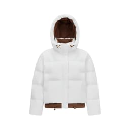 Semir Women Down Jacket 90 Percent Down Fill Layered Look Color Block Hooded Design Loose Fit Puffer Shape 2026 Winter