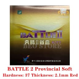729 Friendship BATTLE 2 Provincial Soft Pips-in Original 729 Table Tennis Rubber Ping Pong Sponge