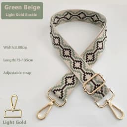 Adjustable Length Bag Strap Fashionable Full-colour Printing Women Messenger Belts Replacement Crossbody Handbag Shoulder Strap