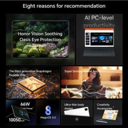 Honor MagicPad 2 12.3 inches WIFI Snapdragon 8s Gen 3 144Hz OLED screen 10050mAh battery