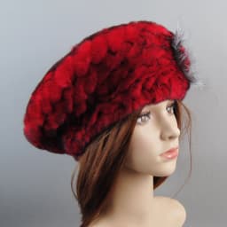 2026 New Winter Rex Rabbit Fur Hats Scarves Women Fashion 100% Genuine Knit Fur Caps Scarves Sets Lady Warm Real Fur Hat Muffler