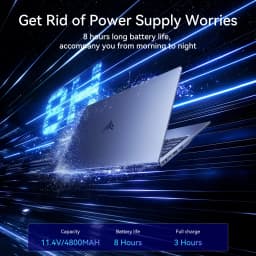 KAMRUI LX15PRO Intel Core 3 304 Laptop 12GB RAM 256GB ROM 4.3GHZ WIFI 6 Bluetooth 5.2 Gaming Computer Bussiness Office Leaning Design Laptops