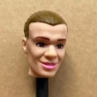 1/6 Scale Male Doll Head with Super White Beige Brown Skin for DIY Makeup Practice Collectible Figure Accessory Part