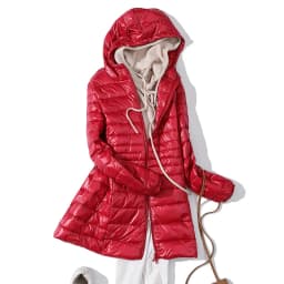 Plus Size Ultra-light Thin Down Jacket Women Long Autumn Winter Slim Hooded Warm White Duck Down Coat Women Packable Outerwear