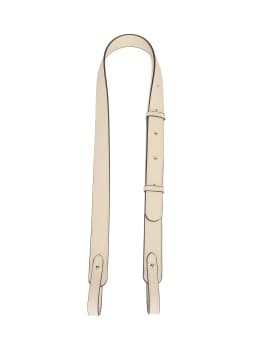 Adjustable No-Button Detachable Single Shoulder Strap Leather Bag Strap for Evelyn Basket Renovation Double-Layered Leather C...