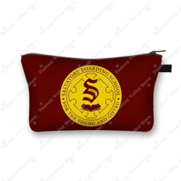 The Vampire Diaries Cosmetic Case DAMON Women Makeup Bag TVD Lipstick Storage Bags Harajuku Zipper Pouch Cute Toiletry Bags