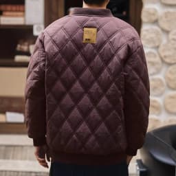American Style Men Solid Color Purple Black Grey Green Casual Trendy Simple Basic Daily Breasted Long Sleeve Parkas Clothes Coat