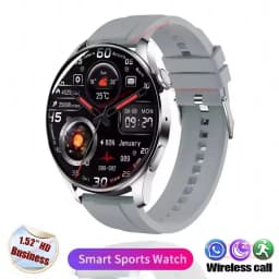 2026 New Smart Watch Men AMOLED HD Screen GPS Motion Trajectory Heart Rate Bluetooth Call SmartWatch Waterproof Android iOS Ht30