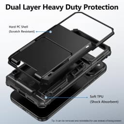 Case For iPhone 18 Pro Max 17 16 Pro Max 15 14 13 12 Heavy Duty Wallet Hidden Flip Slot Protective Hard Back Covers Coque Fundas