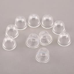 10Pcs 19/22mm Clear Carb Primer Bulb Cap Carburetor Spare Parts Small Fuel Pump For Chainsaws Blower Trimmer Brushcutter Replace