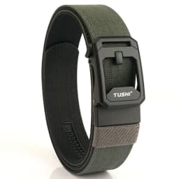 TUSHI Hard Tactical Belt for Men Sturdy Nylon Metal Automatic Buckle Police Duty Military Belt Outdoor Girdle IPSC Accessories