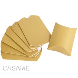 10pcs Kraft Paper Pillow Candy Box Christmas Gift Packaging Boxes Candy Bags Wedding Baby Shower Birthday Party Decoration
