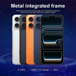 K-Touch 5G Smartphone 17 Pro Max 22G+2TB Cell Phone 7.3inch Full Display Mobile Phones Face Recognition 16+48MP Camera 5G Dual Sim 7800mAh Battery Android 15 Cellphones