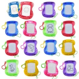 3/5/12 Pcs Fun Mini Keychain Magnetic Drawing Writing Board Birthday Kids Party Gift Pack Christmas Gift Stuffing School Rewards
