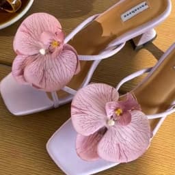 1 Pair Simulation Coloful Thai Fairy Butterfly Flower Shoe Buckles Butterfly Orchid Phalaenopsis Shoe Flower Sandals