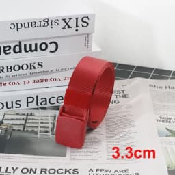 100cm 110cm 120cm 130cm 140cm Pluse Size Fabric Belts Non Metal Plastic Buckle Military Training Adjustable Belt