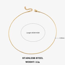 Hot Classic Unisex Flat Snake Chain Choker Necklace For Women Stainless Steel Herringbone Gold Silver Color Fashion Jewelry Gift