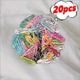 10/ 20PCS MIXED COLOR PRINT BB CLIP BROKEN HAIR CARD - DO NOT HURT HAIR CONVENIENT CARRY - GO TO SCHOOL EVERYDAY LIFE LOVELY D