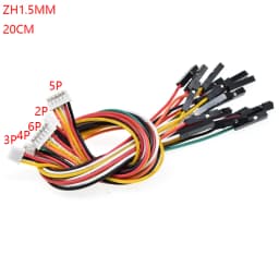 5PCS 1.0 1.25 1.5 2.0 2.54 SH/JST/ZH/PH/XH 1.0MM 1.25MM 2.0MM 2.54MM Female Plug Connector To Dupont Line/Wire 1P Cable 2/3/4Pin