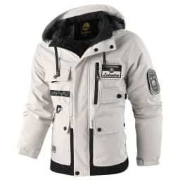 Outdoors Men Comfort Detachable Hat Solid Tops Spring Autumn Simplicity Windproof Casual Coat New Fashion Versatile Jacket Men